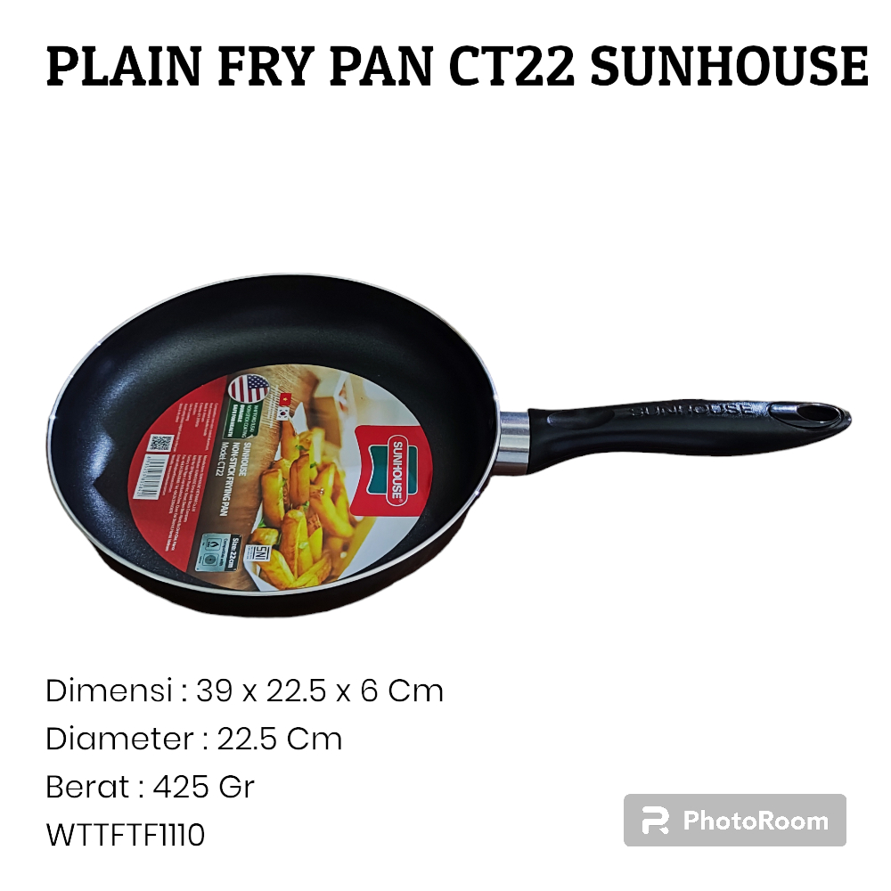 PLAIN FRY PAN CT22 SUNHOUSE WTTFTF1110