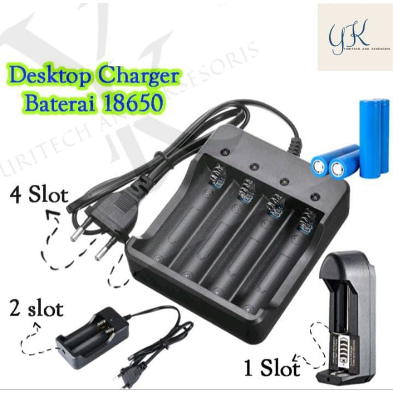 charger batre 18650 / batre charger 1 slot / batre charger 2 slot / batre charger 4 slot