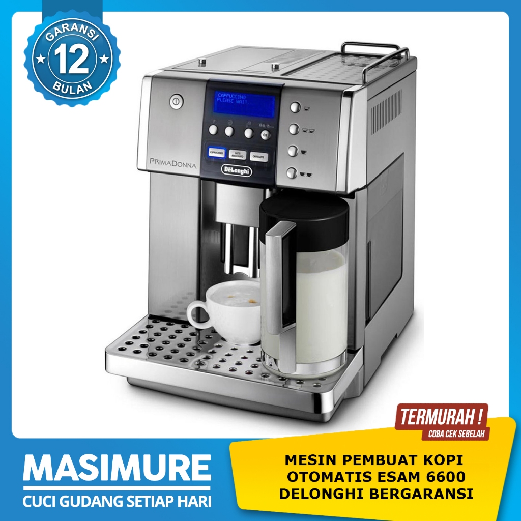 DELONGHI Mesin Pembuat Kopi Otomatis ESAM 6600 Garansi Resmi 1 Thn
