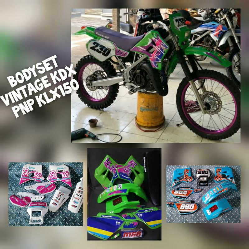 bodyset trail klasik pnp klx body trail vintage pnp klx body trail jadul pnp klx klasik pnp body kdx