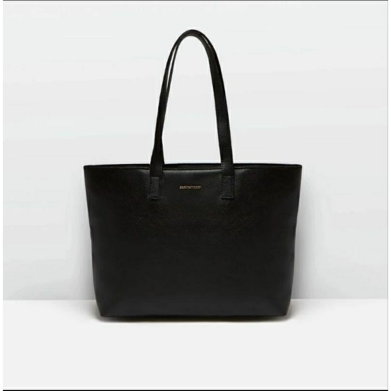 TAS MAGGIE : BLACK / CREAM SOPHIE MARTIN PARIS PROMO TOTE BAG WANITA