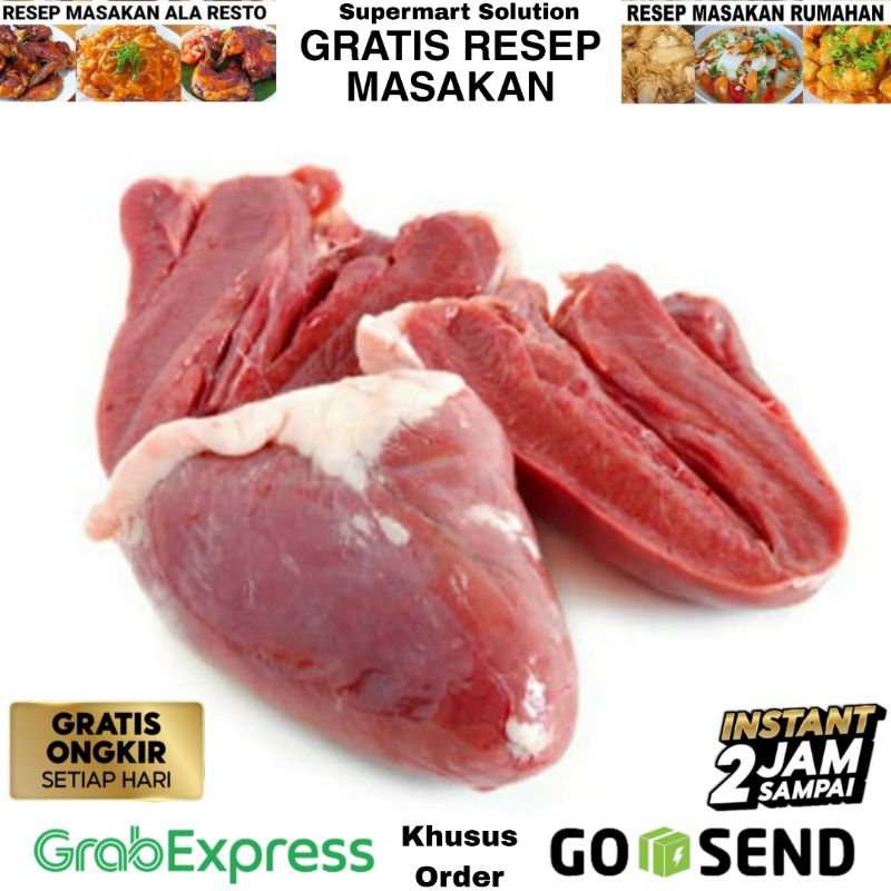 

Daging Jantung Sapi Segar