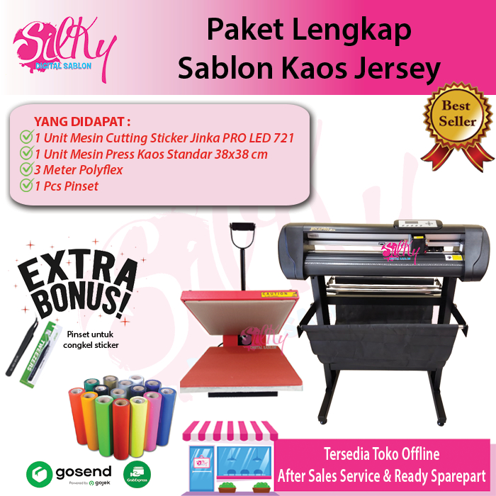 Paket Usaha Sablon Kaos / Paket Usaha Cutting Sticker