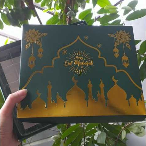 

(10 SET) LEBARAN 2024 / BOX PACKAGING / HAMPERS / KOTAK KUE LEBARAN / IDUL FITRI / EID MUBARAK