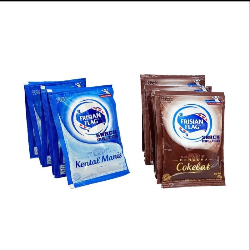 

Frisian Flag Kental Manis 1 Renceng 6 sachets @ 40gr