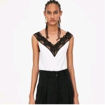 bodysuit lace zara