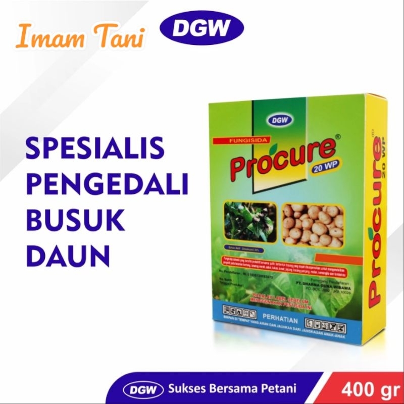 Procure 20 WP - Fungisida - Bahan Aktif : Simoksanil 20 % - DGW