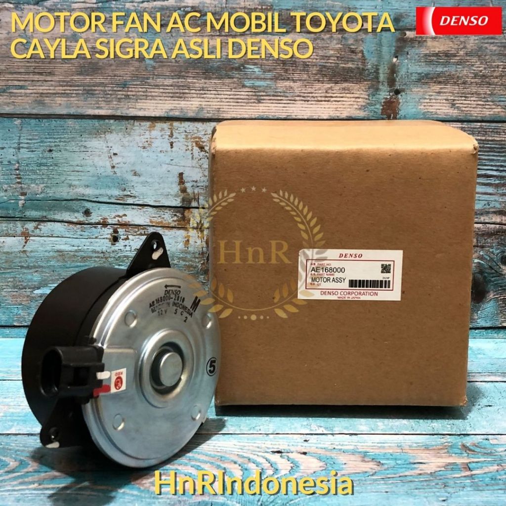 Motor Fan Radiator AC Mobil Toyota Cayla Calya Sigra ASLI DENSO