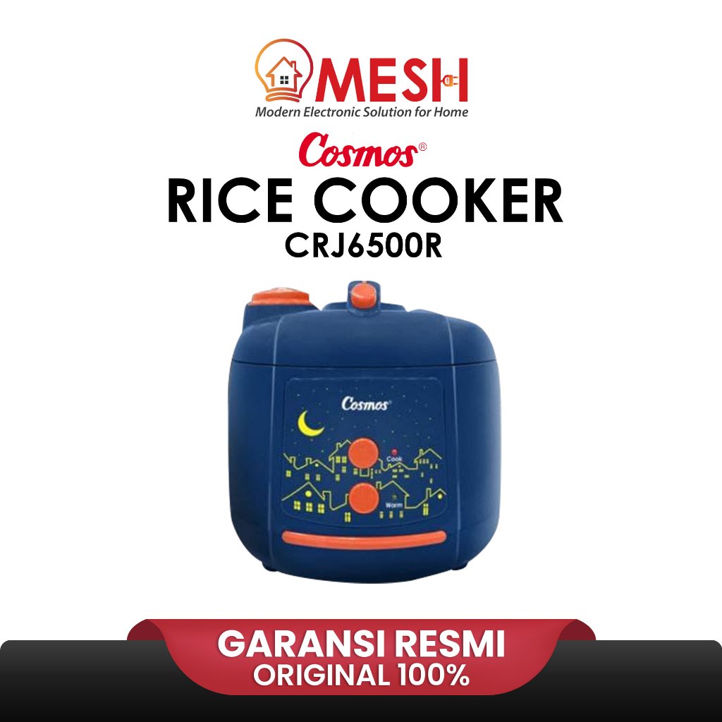 Cosmos CRJ-6500 Rice Cooker Penanak Nasi 2L Anti Gores