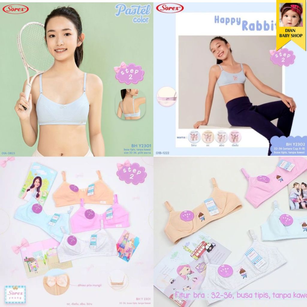 Miniset SOREX Remaja ( Step 2 ) | BH / Bra .
