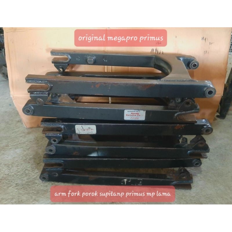 fork arm porok supitan megapro primus hiu lamanoriginal bawaan motor