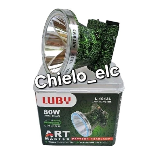 SENTER KEPALA LUBY L1913 80W ,SENTER HEAD LUBY 80WATT L 1913 ,HEAD LIGHT LUBY 1913 80W ,SENTER LUBY 