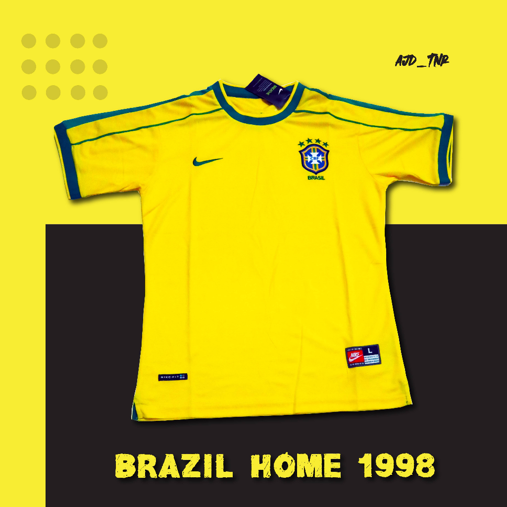 Jersey Retro Brazil Home 1998