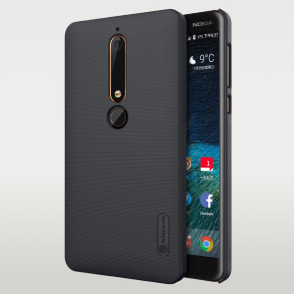 Jual NOKIA 6 2018 NILLKIN Frosted HardCase Hard Case Original - Hitam Diskon