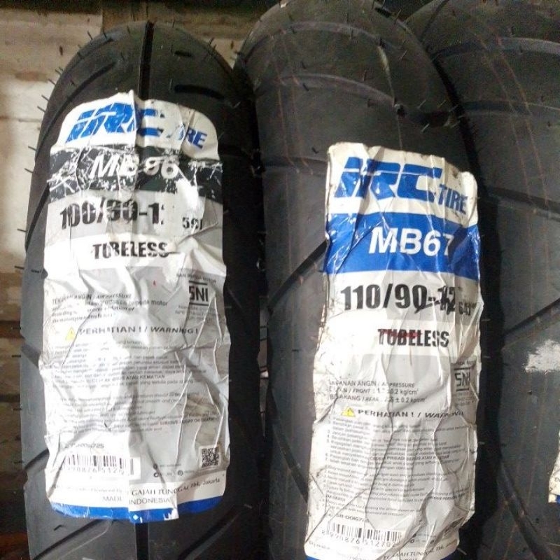 PAKET BAN TUBELESS IRC RING 12 SCOOPY