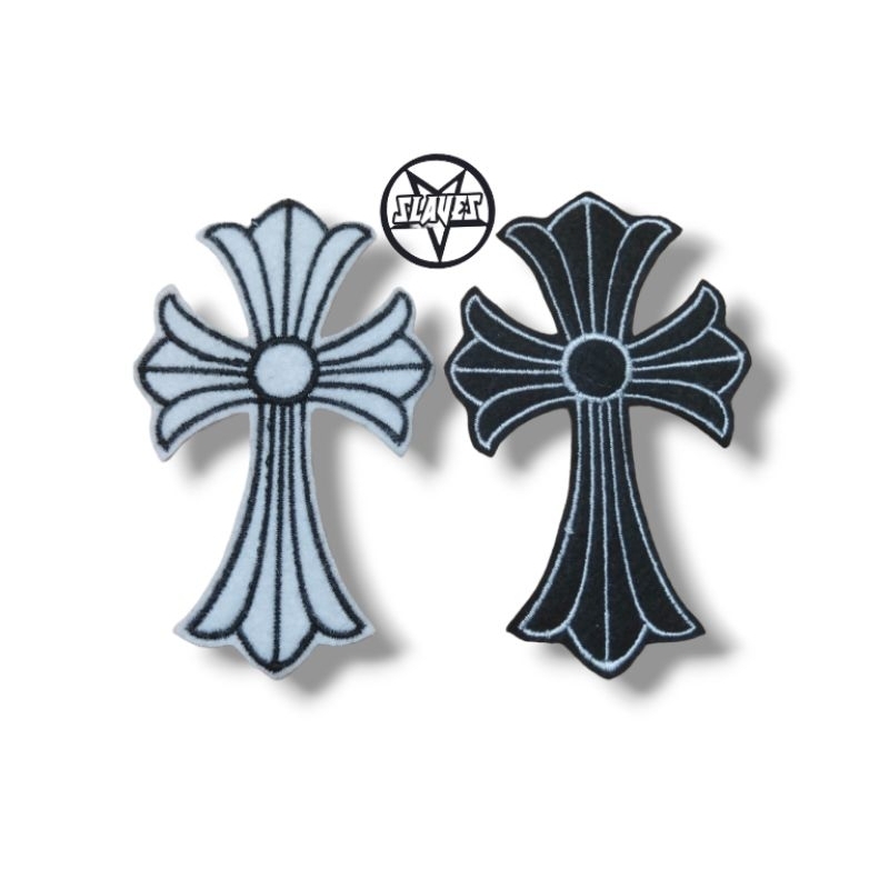 Patch bordir Chrome hearts