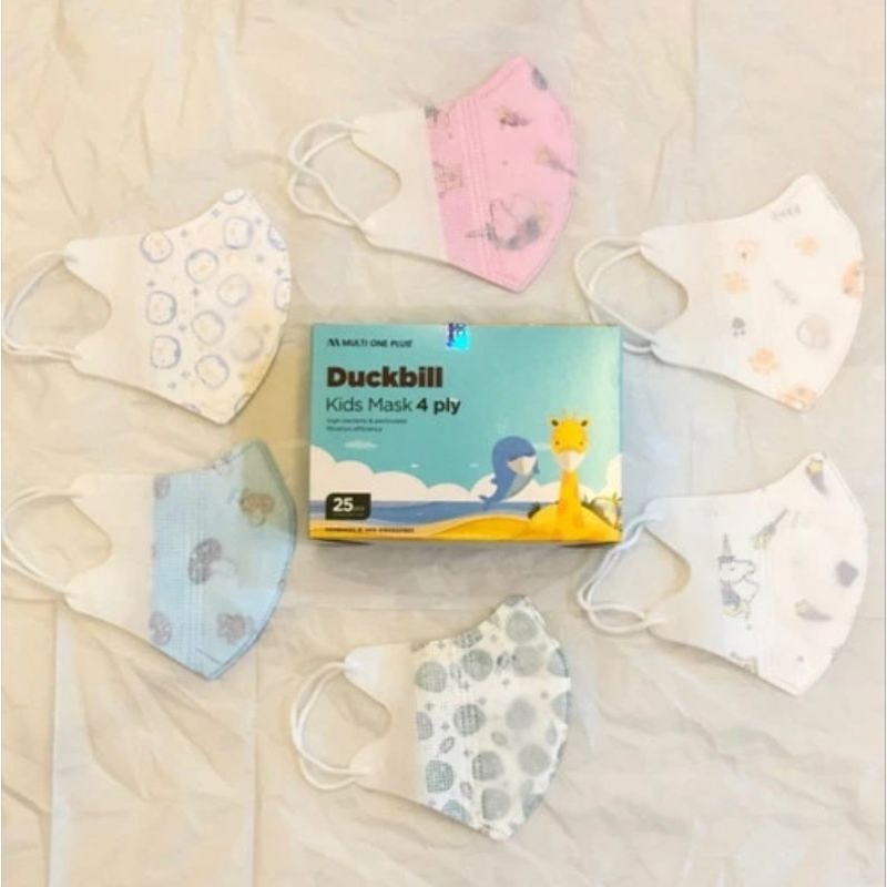 Masker duckbill kids mask 4 ply Multi One Plus