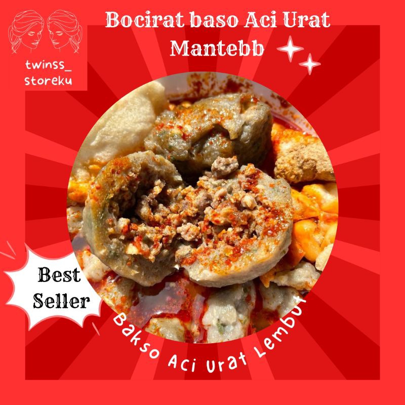 

BOCIRAT Baso Aci Urat Asli bandung Pedas seger makanan instan cocok untuk cuaca hujan