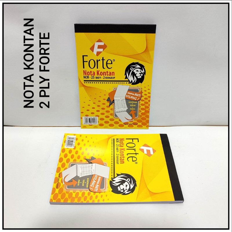 

1 Pcs Nota Kontan 2 Ply Kecil