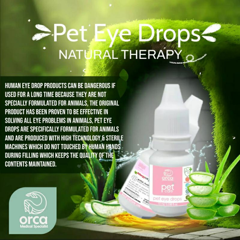 Obat Tetes Mata Hewan Anjing Kucing Kelinci - Luka Katarak