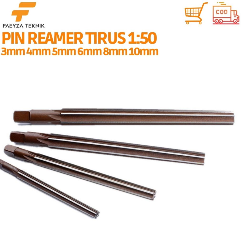 Hand Reamer Tirus 3mm 4mm 5mm 6mm 8mm 10mm Pin Reamer 1:50 Reamer Kerucut
