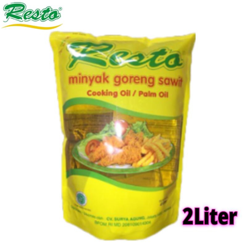 

Minyak Goreng Resto 2 Liter / Minyak Goreng 2 Liter Promo