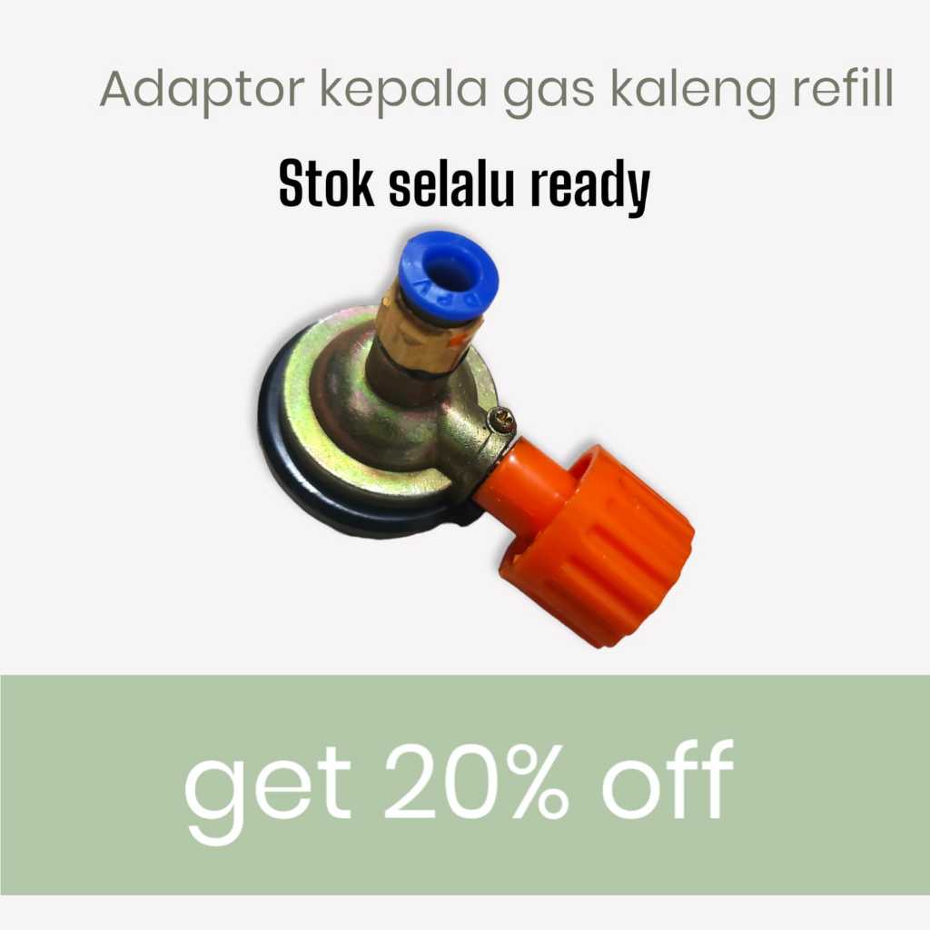 Alat Refill Gas Kaleng Portable Hicook Tanpa Regulator Gas LPG