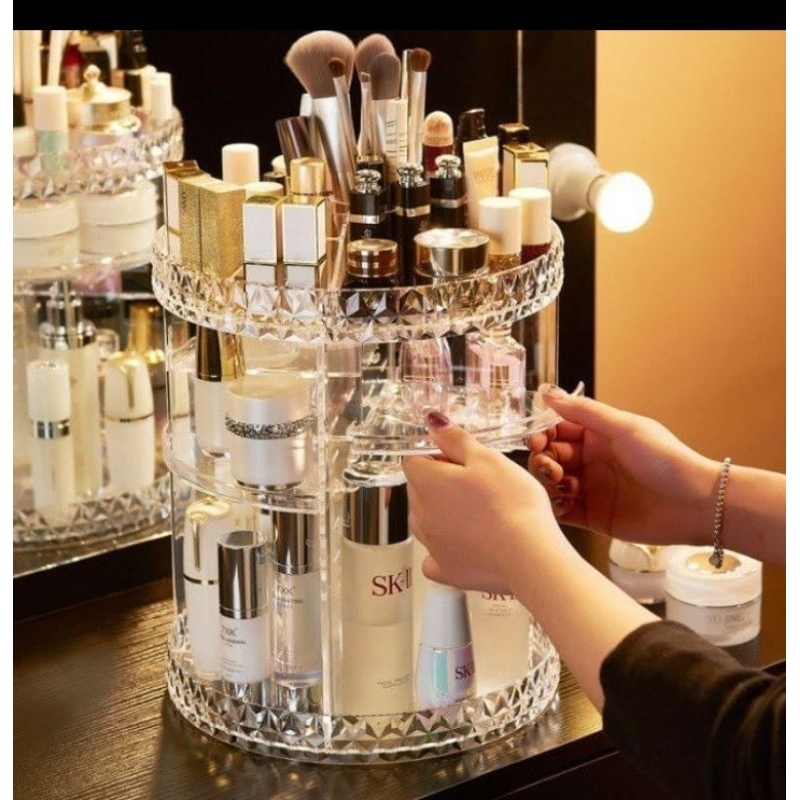 Rak kosmetik putar