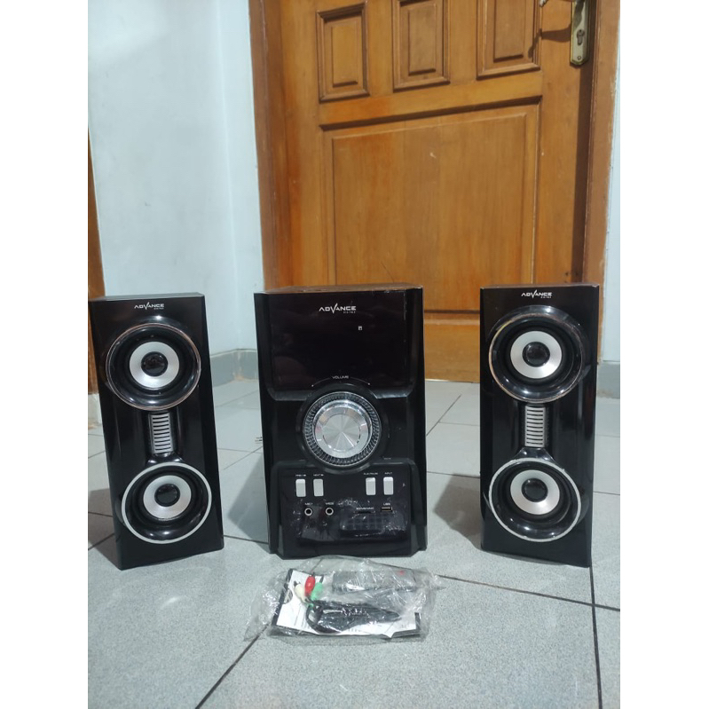 Speaker Aktif Advance M-9100 FM Speaker Subwoofer multimedia m9100fm