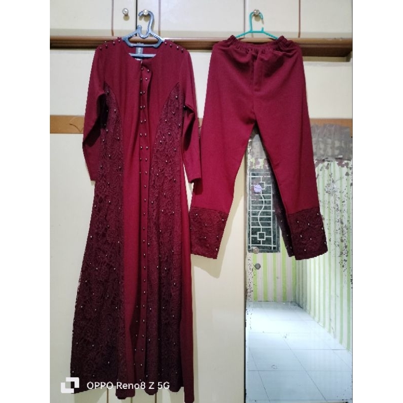 setelan celana brukat