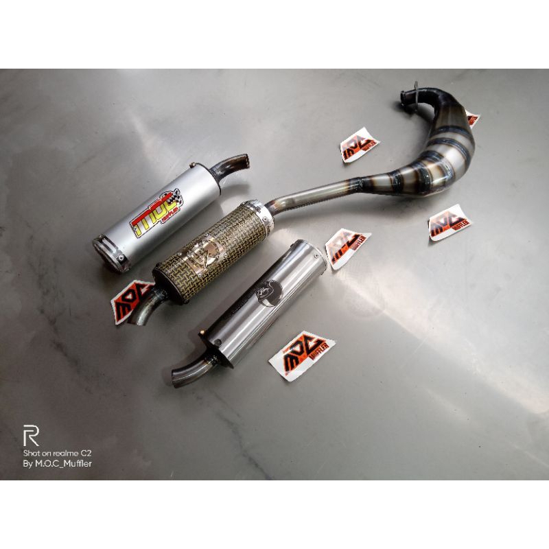 Knalpot Exzoz Mini Gp Lenka Kolong ORIGINAL  by MOC Muffler