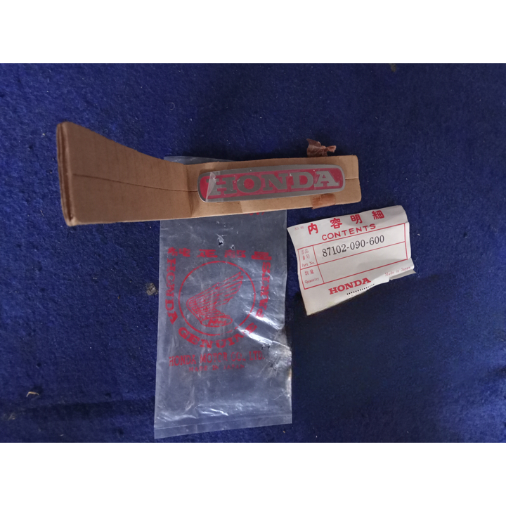 Emblem Logo Sayap Legshield Honda C50 C70 C90 PISPOT ori original baru