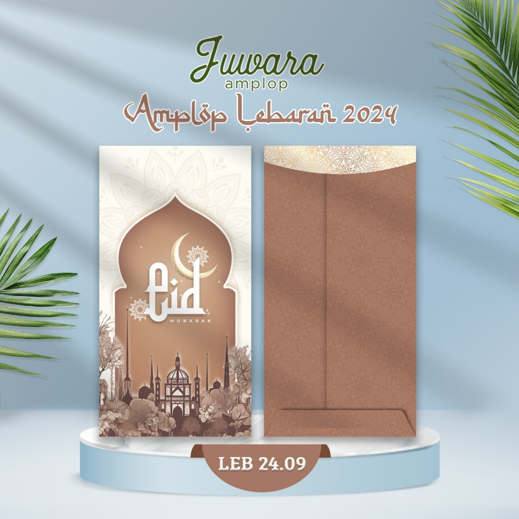 

Amplop Lebaran Juwara Kode 24.09 Murah Isi 20 pcs / Muat selembaran Uang