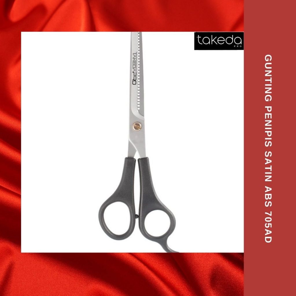Takeda Gunting Penipis Satin ABS 705AD 6.5" - Gunting Rambut - Gunting Salon