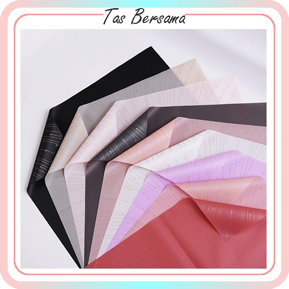 

Kertas Bunga Buket Full Color Line Waterproof Flower Wrapping Cellophane Kertas Buket Florist KB6081