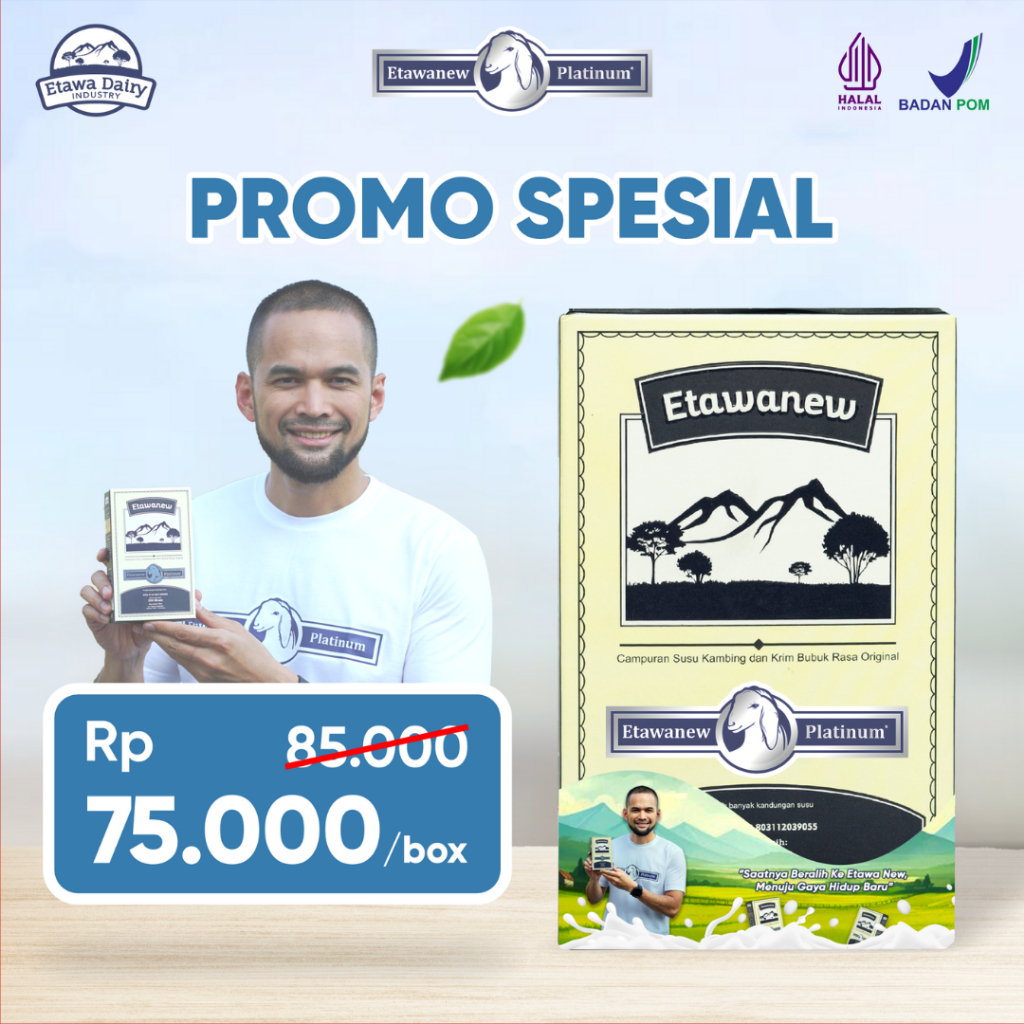 

Susu Bubuk Etawanew Platinum Original Isi 200 gr Solusi Atasi Masalah Pernapasan [Bisa COD]