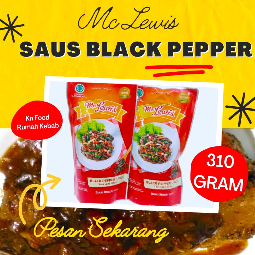 

Mc Lewis Blackpepper Sauce - 310g
