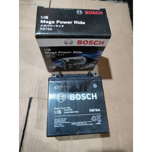 Aki Motor Megapro Mio Jupiter Bosch NEW JUPITER MX 135 TERMURAH/RBTZ-6A