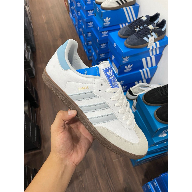ADIDAS SAMBA OG WHITE BLUE
