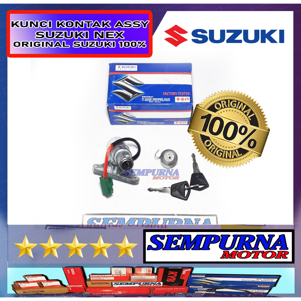37019-09G60-000 Kunci Konci Kontak Assy Nex 100% Original Suzuki Asli Ori SGP