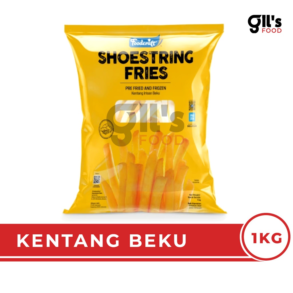 Foodcraft Kentang Shoestring French Fries 1 Kg