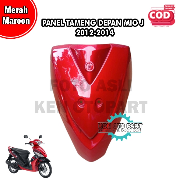 Cover Panel Dasi Tameng Depan Motor Yamaha Mio J 2012-2014 Warna Merah