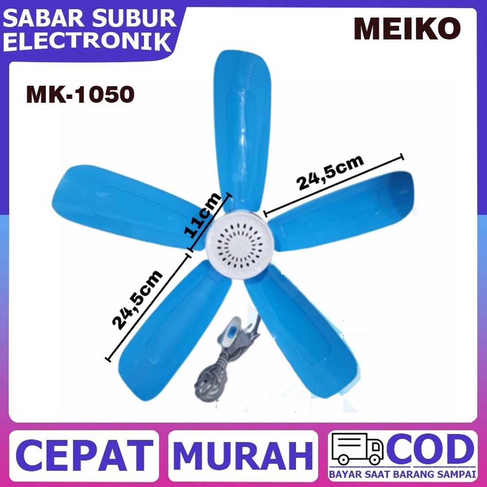 KIpas angin Meiko MK-1050 plafon baling baling 5 daya 40 watt