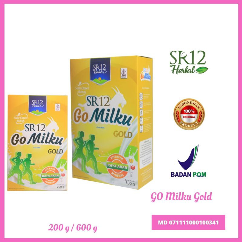 

SR12 Go Milku Gold Susu Kambing Etawa Asli Atasi Nyeri sendiri Pegal Linu