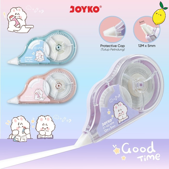

Joyko Correction Tape CT-522-GTM Good Time / Pita Koreksi