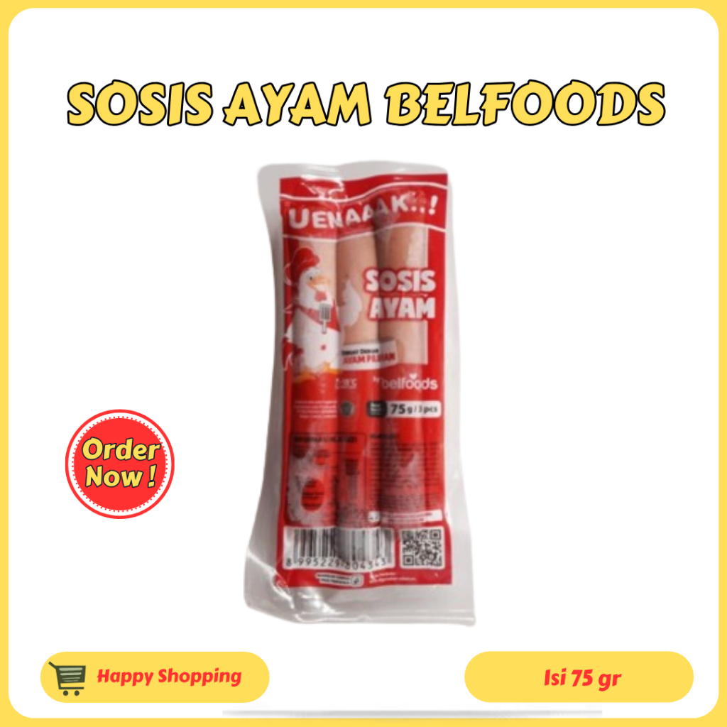 

Sosis Ayam Belfoods 75gr