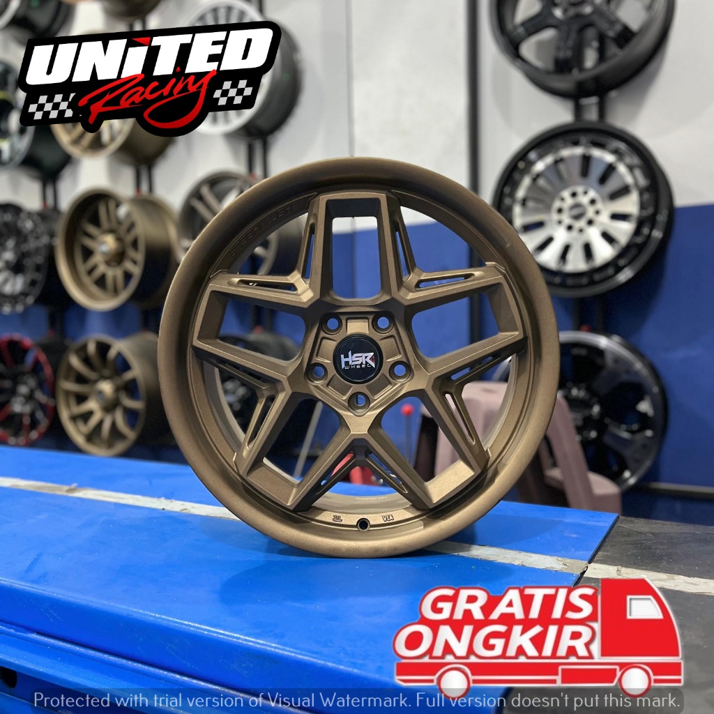 VELG MOBIL TOYOTA FT86 GR86 ALTIS IMPREZA BRZ R18 HSR WASILE BRONZE PELEK RACING