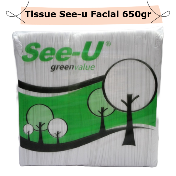 Tissue See-U GreenValue Facial Tissue ECO 2ply 650gr Tisu Wajah See U
