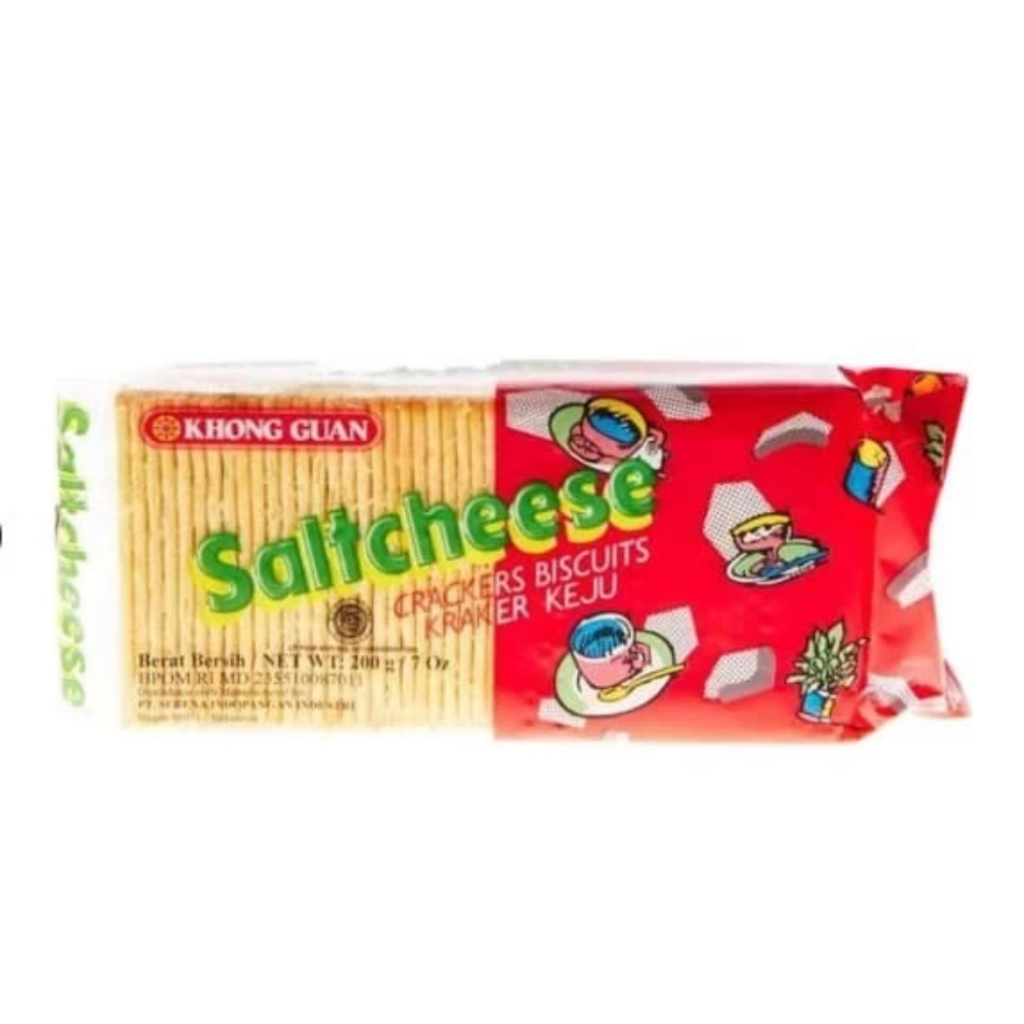 

Khong Guan Saltcheese Crackers 200 gr/khong guan biskuit