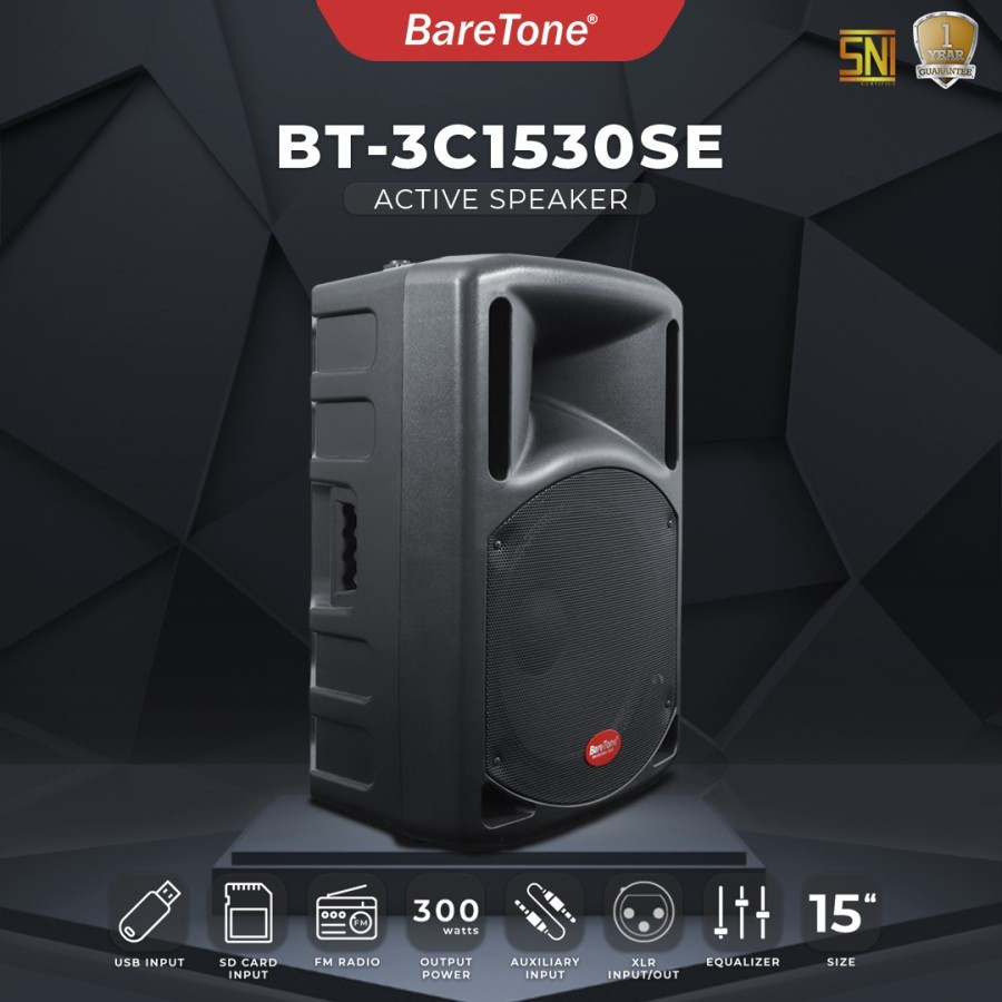 SPEAKER AKTIF BARETONE BT 3C1530SE (SEPASANG) ORI BARETONE